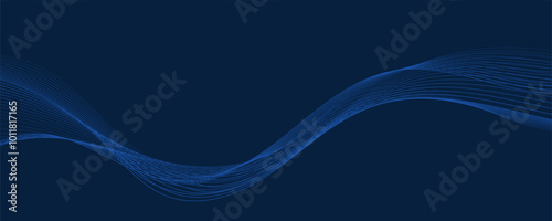 abstract blue wave background