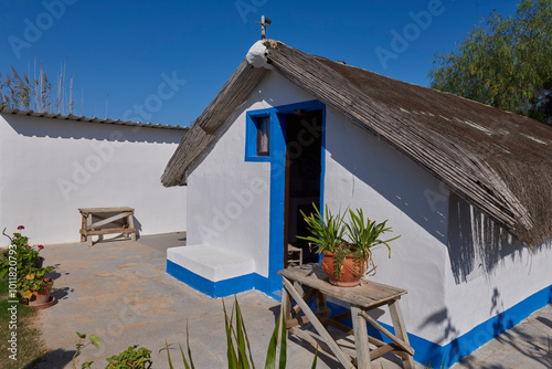 fisherman's barraca (hut) in Albufera, Spain