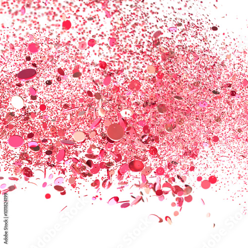 A pink explosion of glitter...