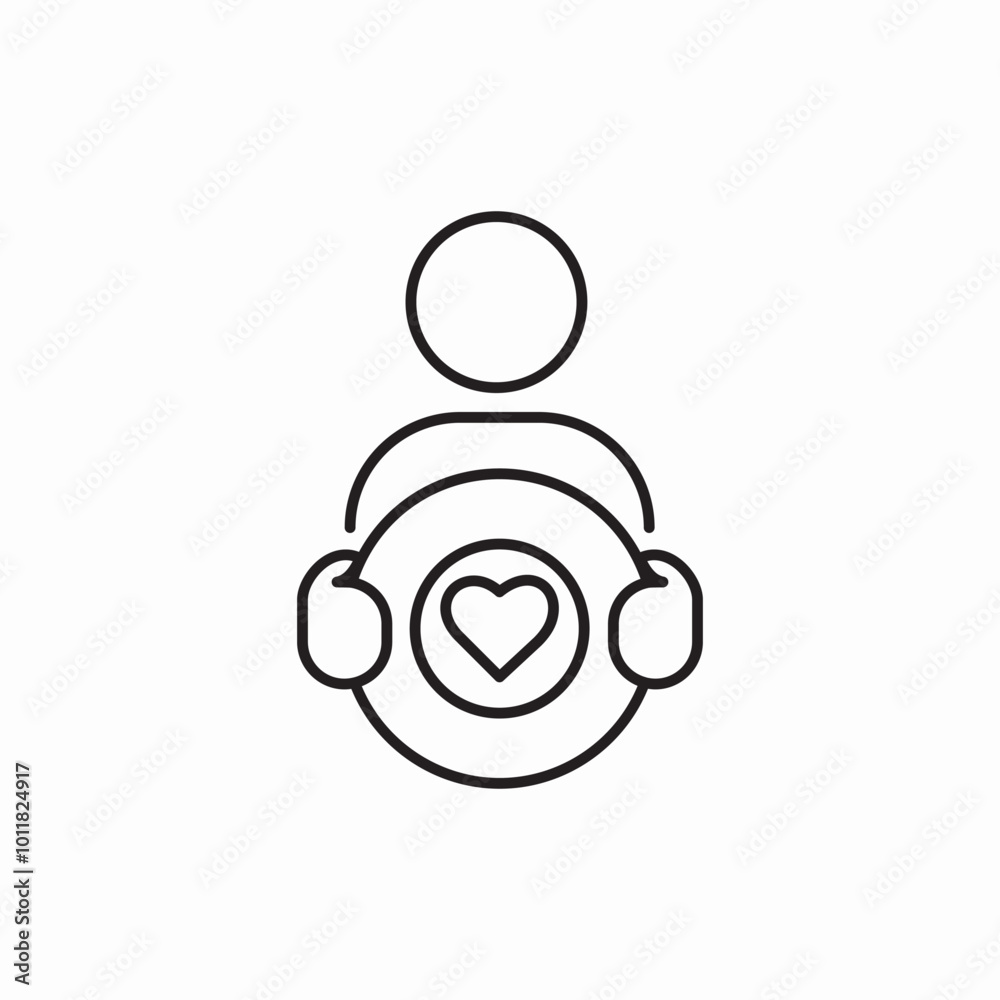 love yourself icon sign vector love yourself icon sign vector