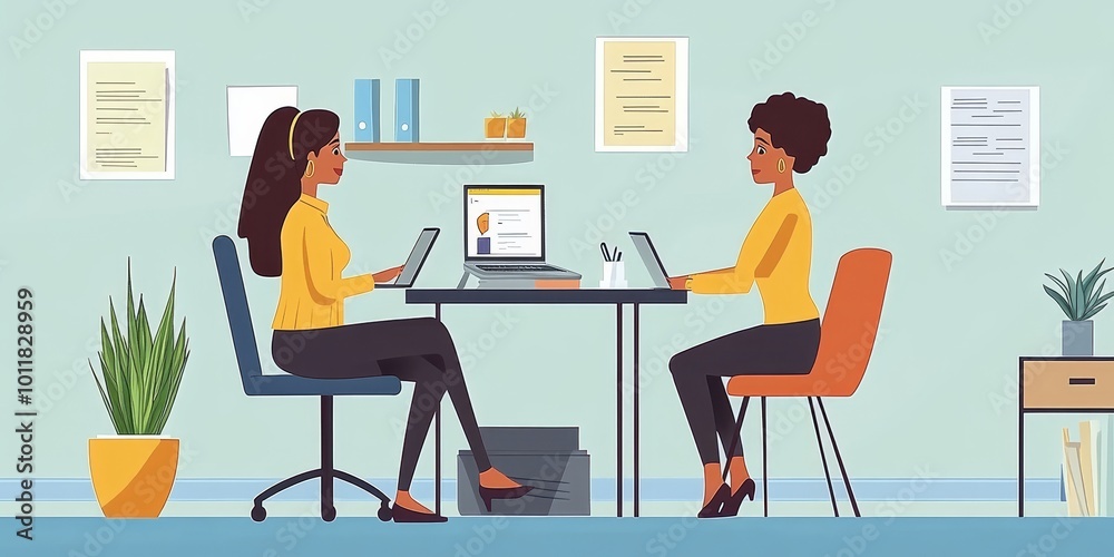 Therapist Using Mindfulness Techniques: Depict a therapist guiding a patient through mindfulness exercises in a serene office, promoting mental wellness and emotional hea Therapist Using Mindfulness Techniques: Depict a therapist guiding a patient through mindfulness exercises in a serene office, promoting mental wellness and emotional hea