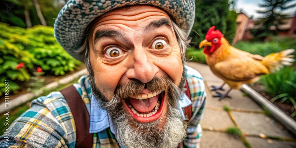 A Hilarious Expression Captured in Time, Showcasing the Art of Comedy and Playful Humor in Life A Hilarious Expression Captured in Time, Showcasing the Art of Comedy and Playful Humor in Life