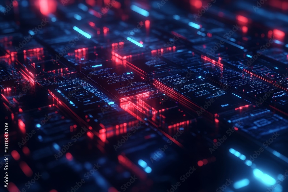 Obraz premium Ransomware Cyber Attack Showing Personal Files Encrypted, Generative AI