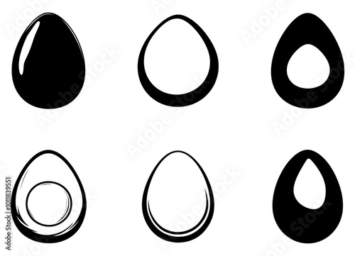Egg vector icon
