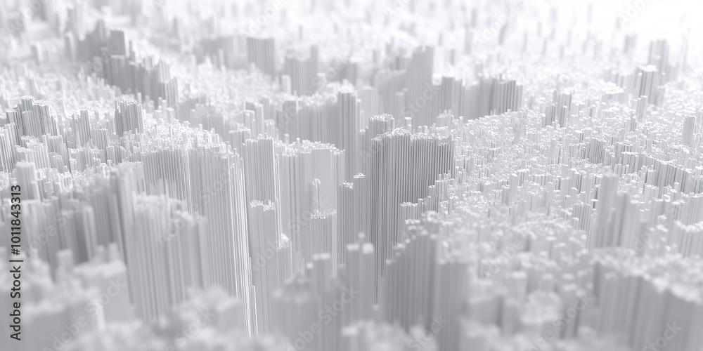 Urban Cityscape with Depth: Depict a modern city skyline that extends outward with various building heights, creating a layered 3D mural effect. Urban Cityscape with Depth: Depict a modern city skyline that extends outward with various building heights, creating a layered 3D mural effect.