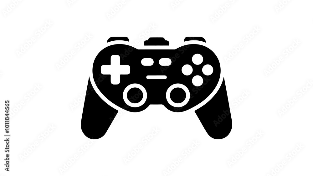 Joystick silhouette vector illustration. Joystick silhouette vector illustration.