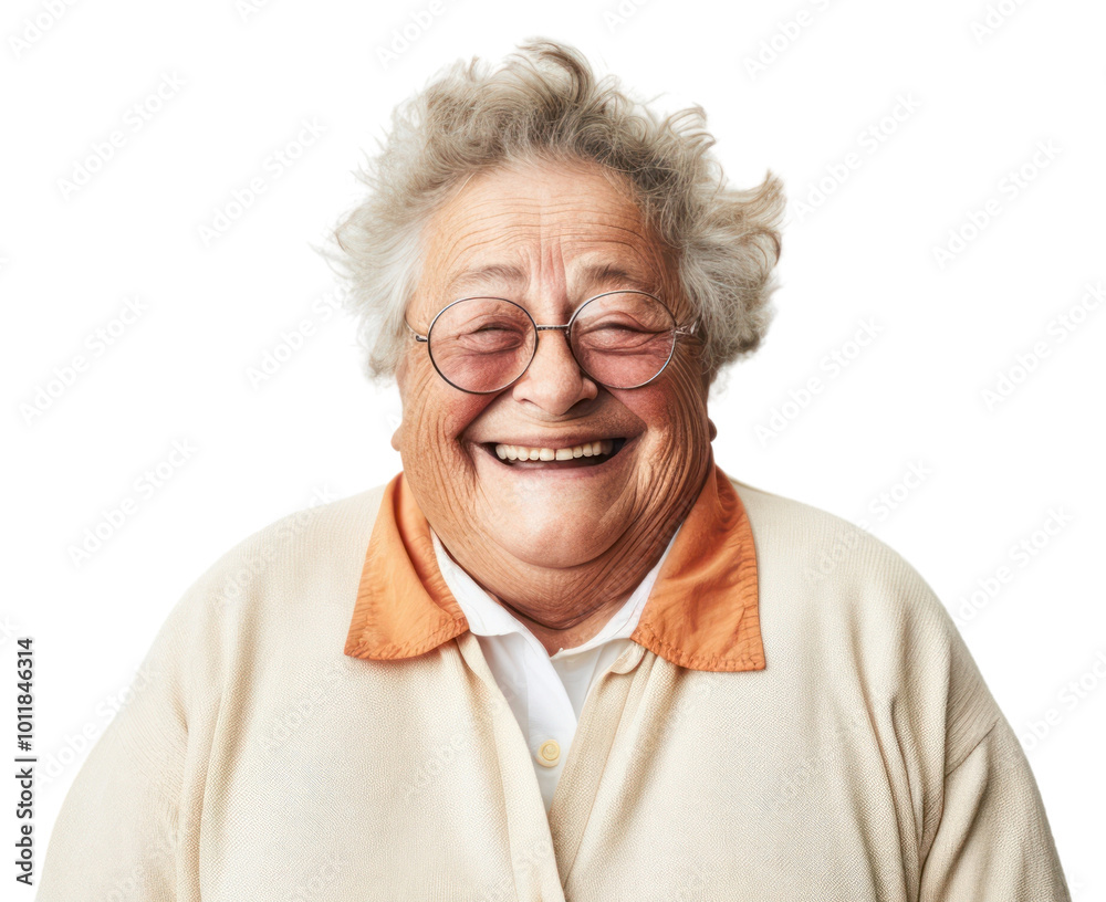 PNG Portrait laughing glasses adult.