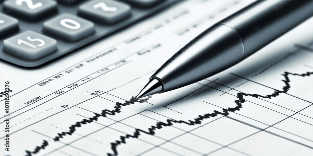 Financial Statements: Depict a close-up of financial statements being analyzed with graphs and metrics highlighted, showcasing the critical nature of accounting. Financial Statements: Depict a close-up of financial statements being analyzed with graphs and metrics highlighted, showcasing the critical nature of accounting.