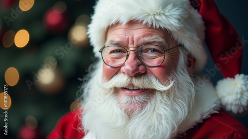 Portrait of a happy Santa Claus.