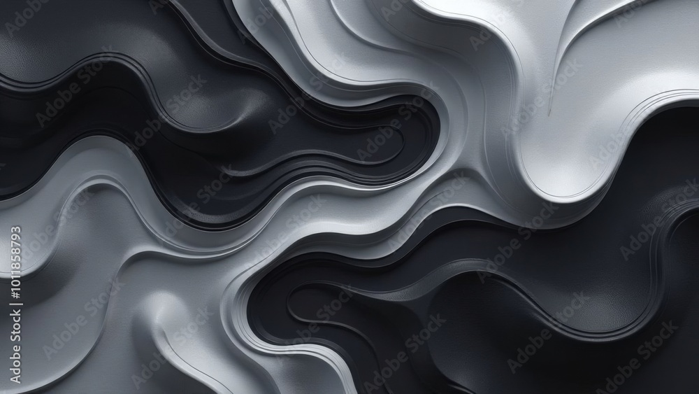 Liquid black white gray background for the wall. Liquid black white gray background for the wall.