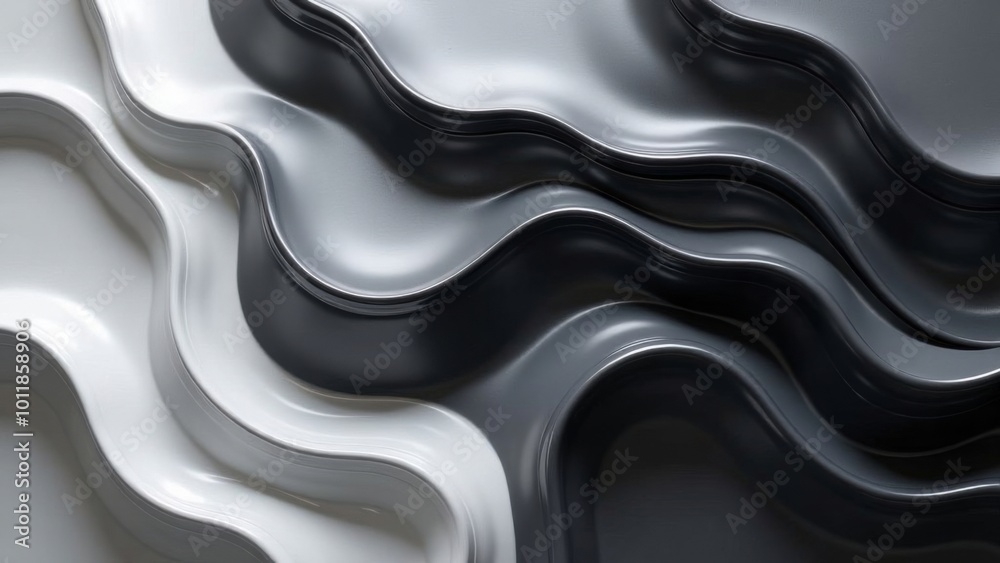 Liquid black white gray background for the wall. Liquid black white gray background for the wall.