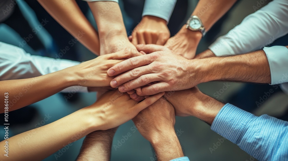 Business Team Huddle, Generative AI Business Team Huddle, Generative AI