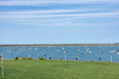 Traeth-Newry-bay and boats photo