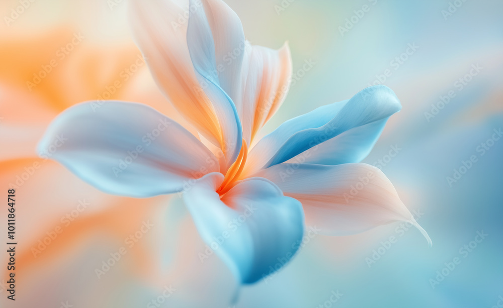 A serene lotus flower blooming with soft sunlight and a bokeh background.
