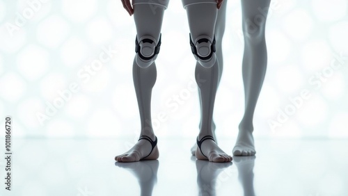 Robotic prostheses for people. photo