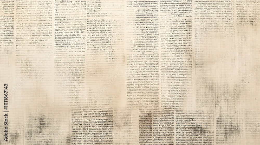 Obraz premium Abstract Textured Background with Newspaper Patterns