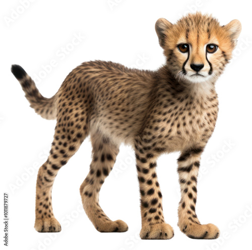 PNG Baby cheetah wildlife animal mammal. photo