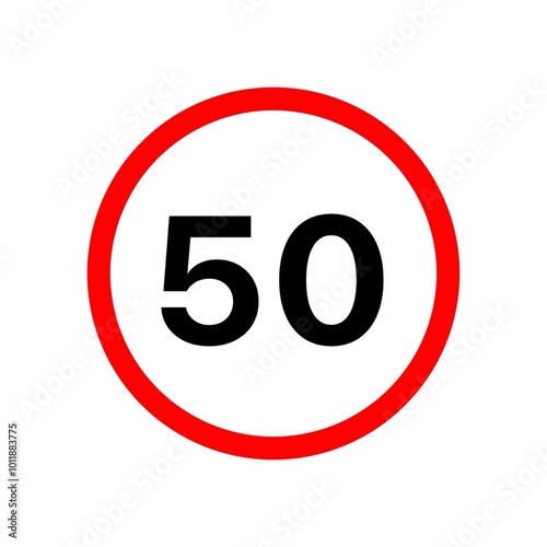 speed limit sign