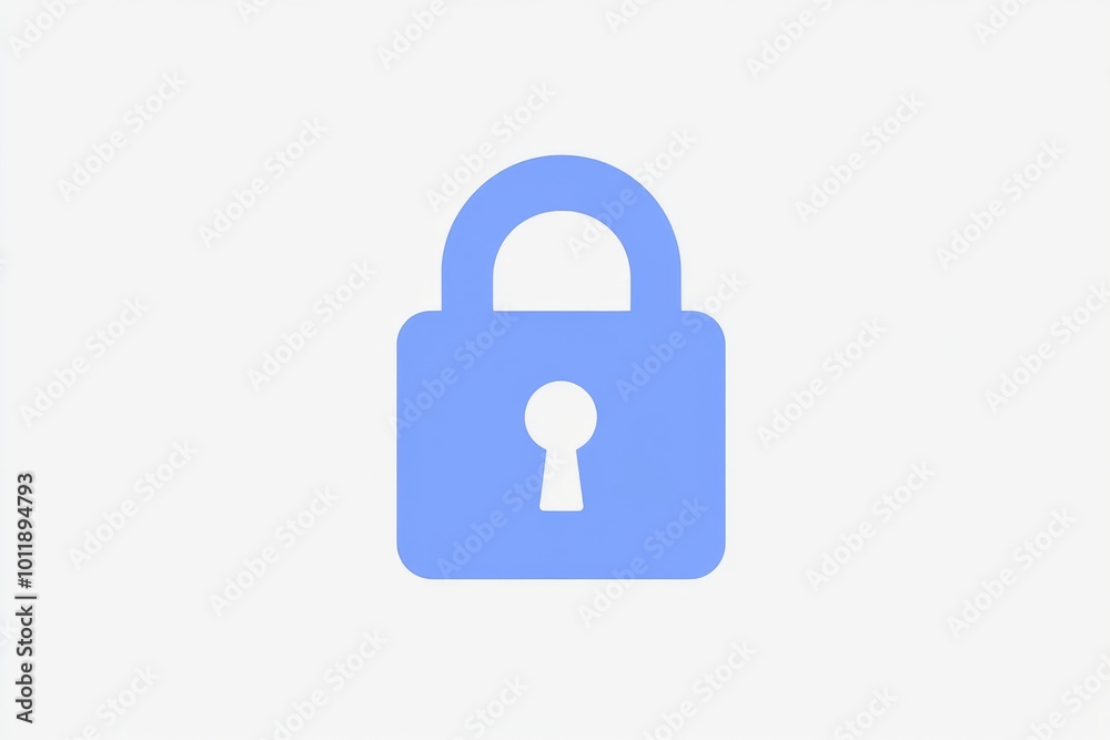 Icon represents personal and digital safety in a sleek style.