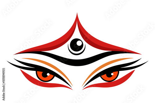 Creative Vector Illustration of Maa with a Unique Abstract Twist





