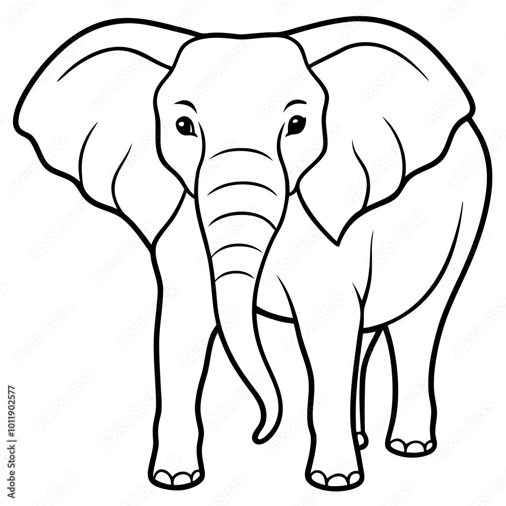 elephant cartoon illustration elephant cartoon illustration