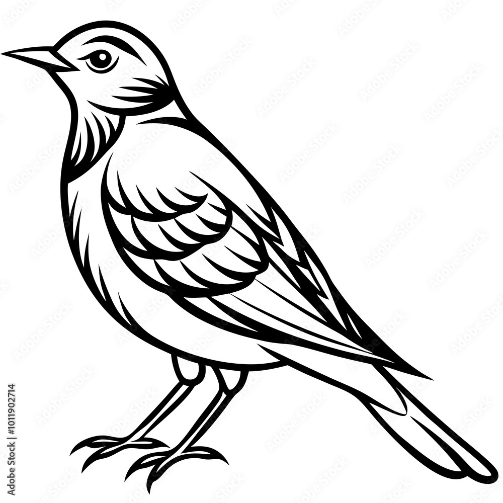 Obraz premium sketch of a bird