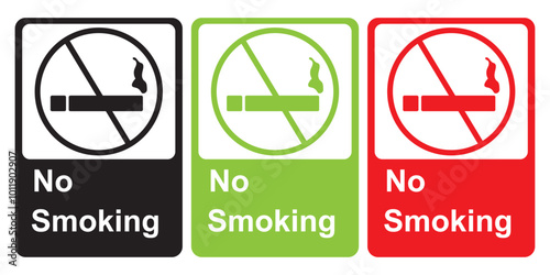 no smoking sign vector isolated on a white background