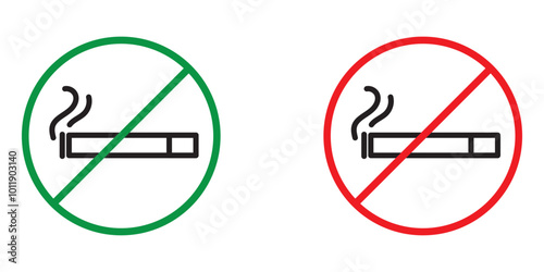 no smoking symbol vector illustration