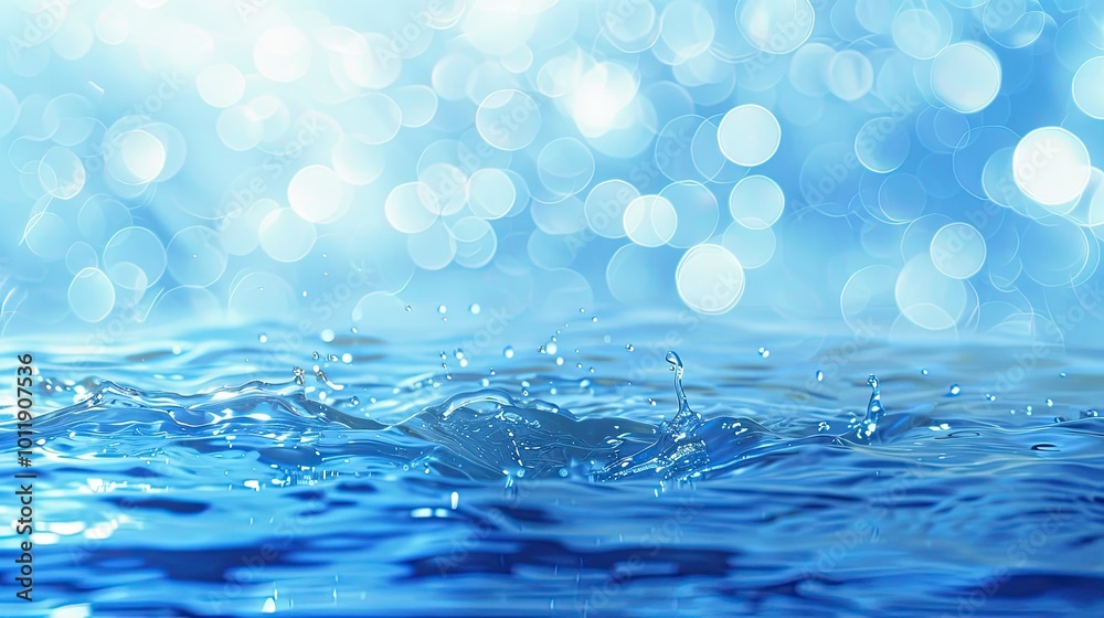 Beautiful blurred natural blue background with water --no text and people, human --chaos 10 --ar 16:9 Job ID: d09934aa-a6a0-4c2c-b9b3-0357f73d9284