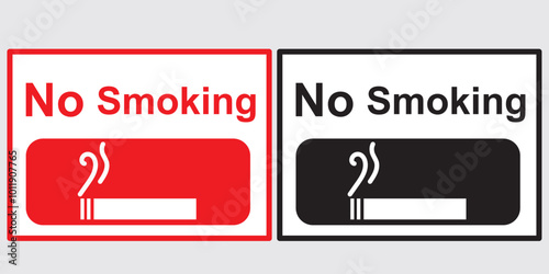 no smoking allowed signs, smoking area vector illustration