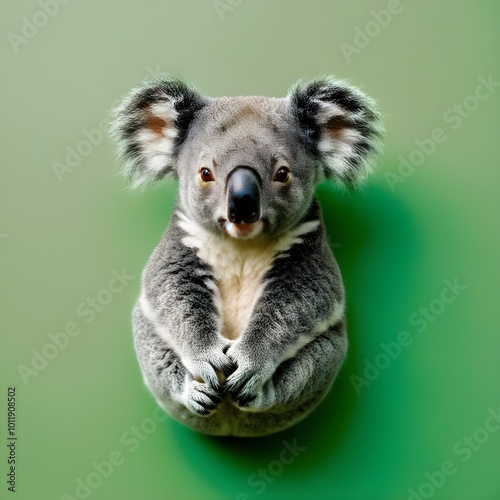 Isolated koala photo
