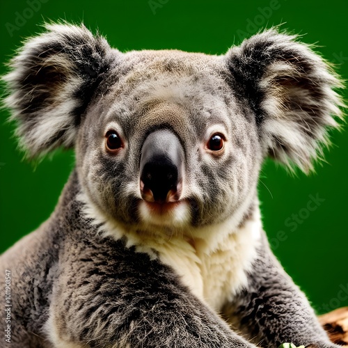 Isolated koala