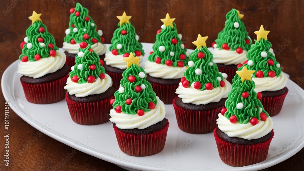 christmas cupcakes