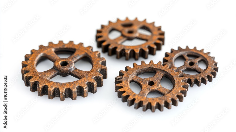 Rusted Gears - AI Generated