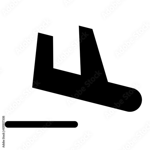 Plane Landing Icon