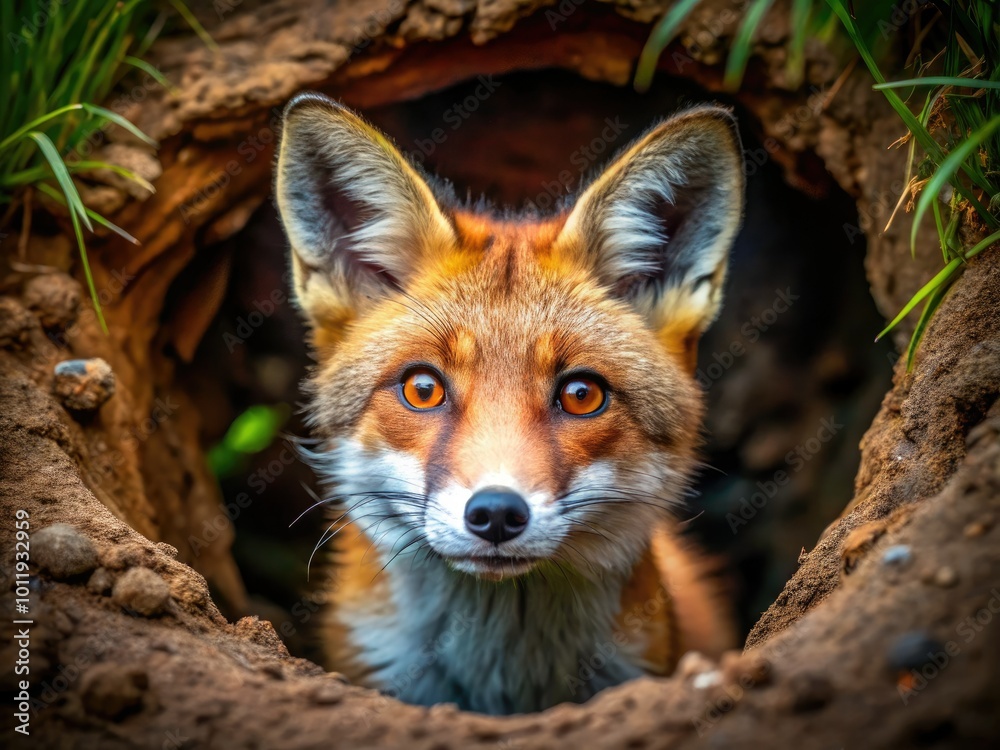 Exploring the Depth of a Fox Den: Nature's Hidden Habitat Beneath the Surface of the Earth Exploring the Depth of a Fox Den: Nature's Hidden Habitat Beneath the Surface of the Earth