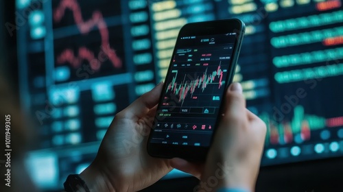 Analyzing Stock Market Trends on a Smartphone