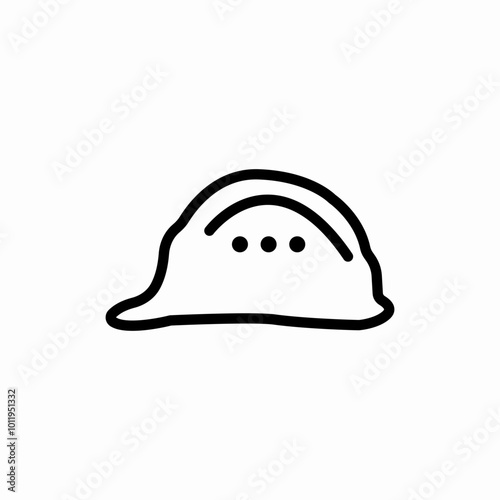 safety helmet icon sign vector