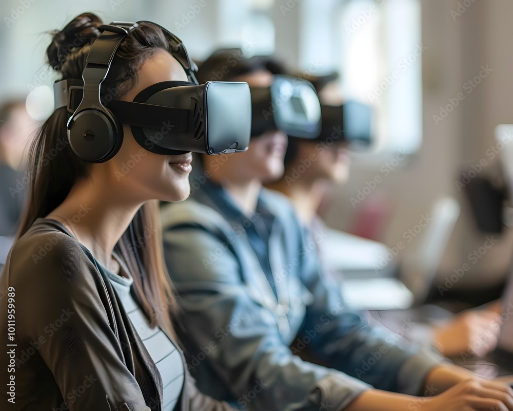 Virtual Reality Economics Classroom Students Run Simulations of Economic Policies and Strategies Virtual Reality Economics Classroom Students Run Simulations of Economic Policies and Strategies