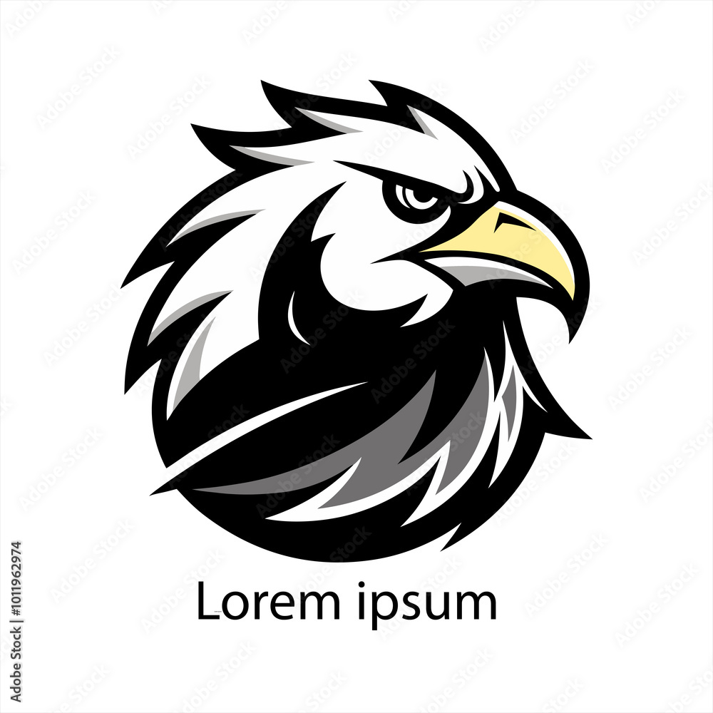 Obraz premium The Eagle's Commanding Presence in Nature