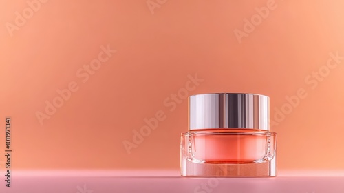 a bottle of perfume sitting on a table
