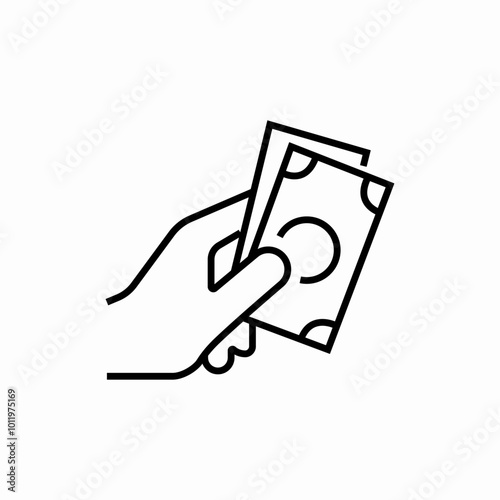 cash payment icon sign vector