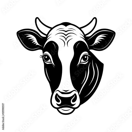 Wallpaper Mural portrait of a cow Torontodigital.ca