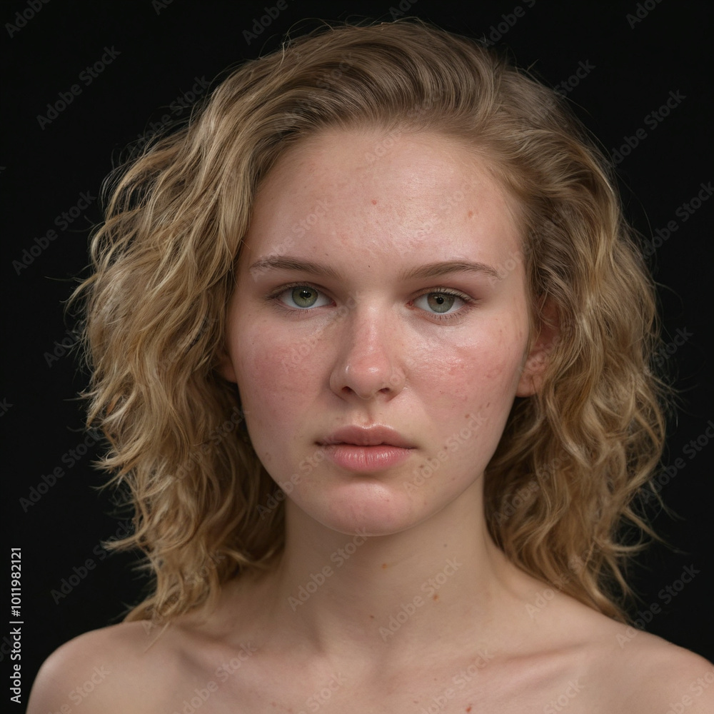 Portrait photo of a young woman