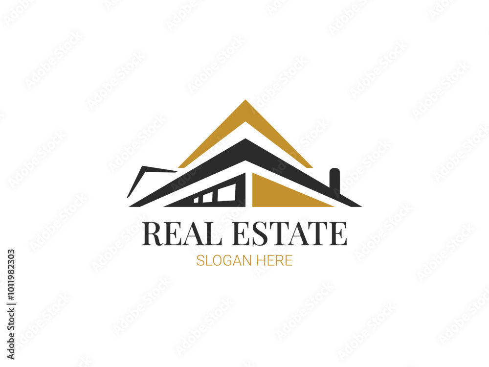 Real Estate Logo Isolated. Vector Illustration Real Estate Logo Isolated. Vector Illustration