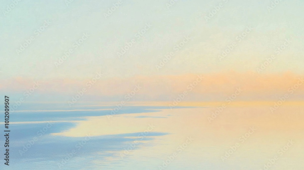 Obraz premium A calming light blue marble background sets the mood for peaceful reflection and inspiration