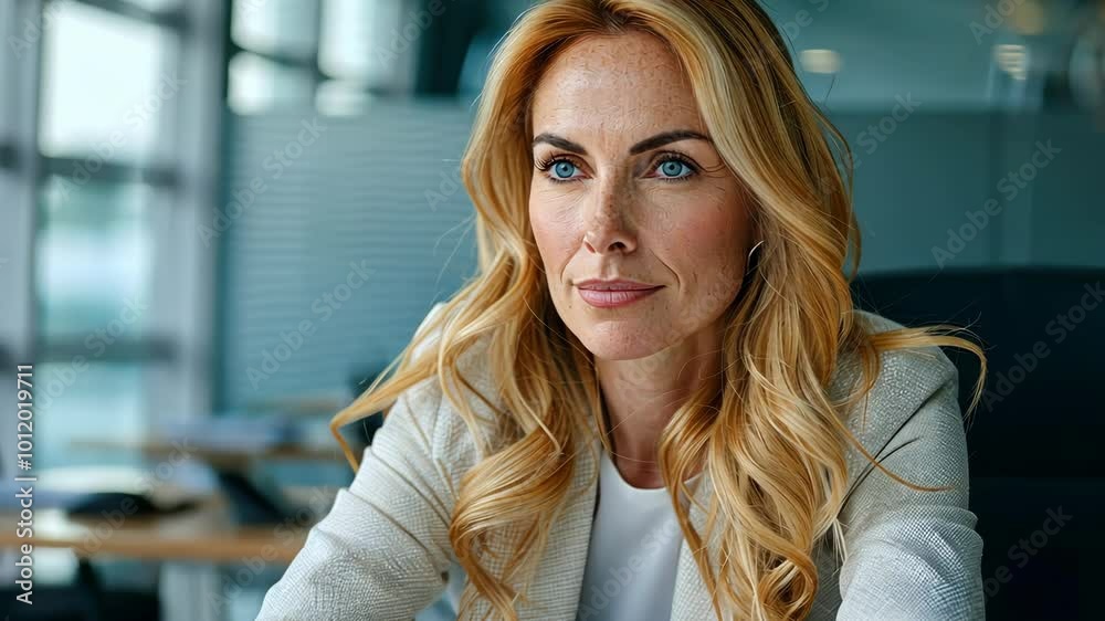 A focused professional engages in strategic planning discussions in a contemporary office setting