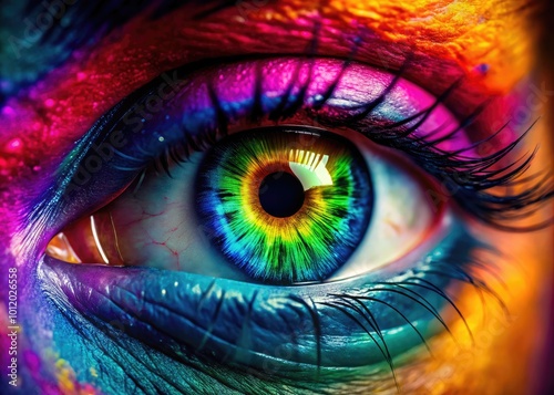 Concept of Vigilance: Eye Symbolizing Awareness and Alertness in Various Situations and Contexts