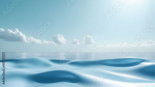 Abstract Ocean Waves Background