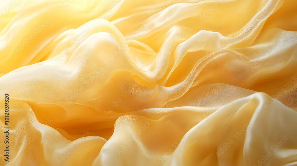 Abstract Background with Golden Fabric Texture Abstract Background with Golden Fabric Texture